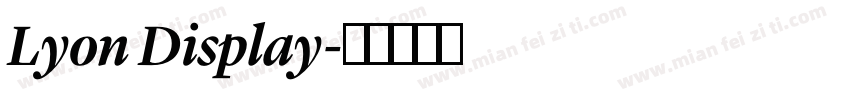 Lyon Display字体转换